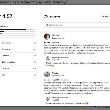 Διαμέρισμα The Collection - Exclusive Paseo De Gracia 5bd 5bth With Terrace *
